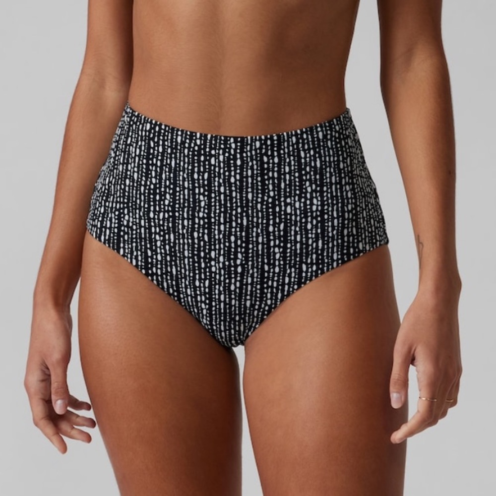 NWT-Athleta High Waist Bikini Bottom, Small